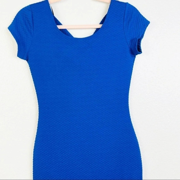 Divided by H&M  Blue Bodycon Dress Size 6 - Picture 3 of 6